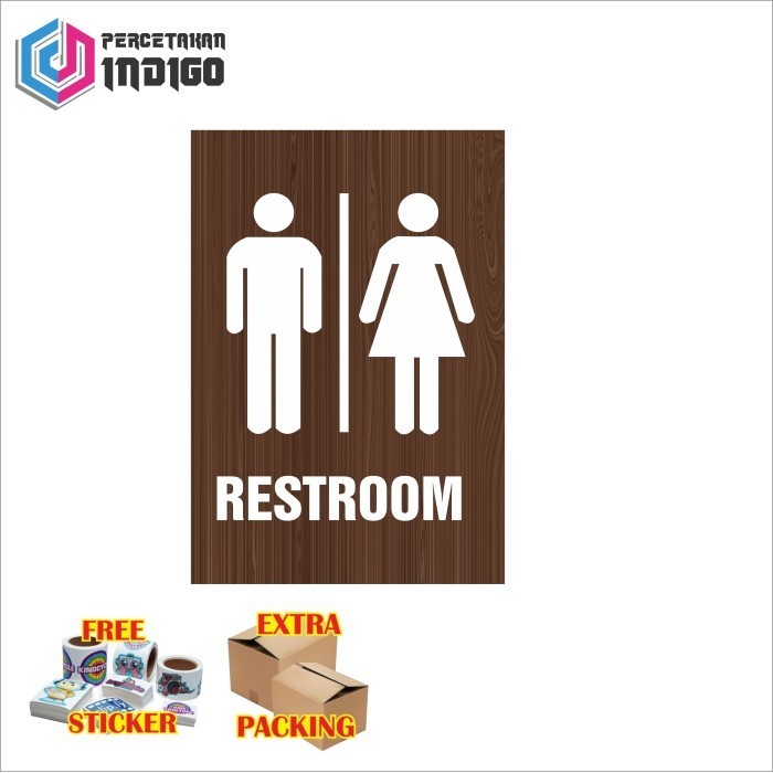 

Promo papan tanda sign board restroom Keren