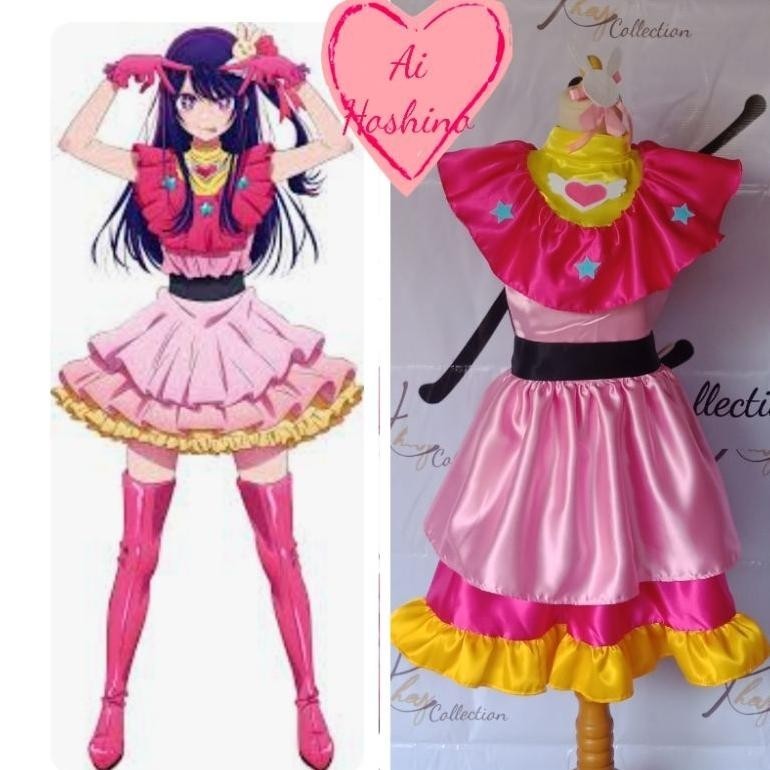 ttst - Ai Hoshino Kostum Ai Hoshino Cosplay Oshi No Ko MURAH