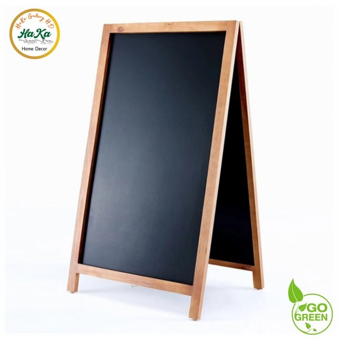 

Papan Tulis Kapur Menu Cafe/ Black Board 2 sisi
