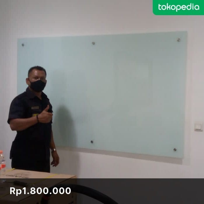 

Glassboard magnet tembok 100 x 150 cm