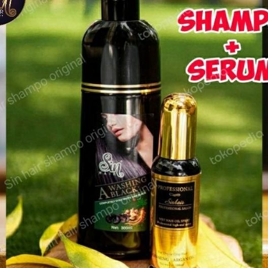 Sinhair Shampo .Ready .Shampo Ghitam Uban No 1 Di Jepang.