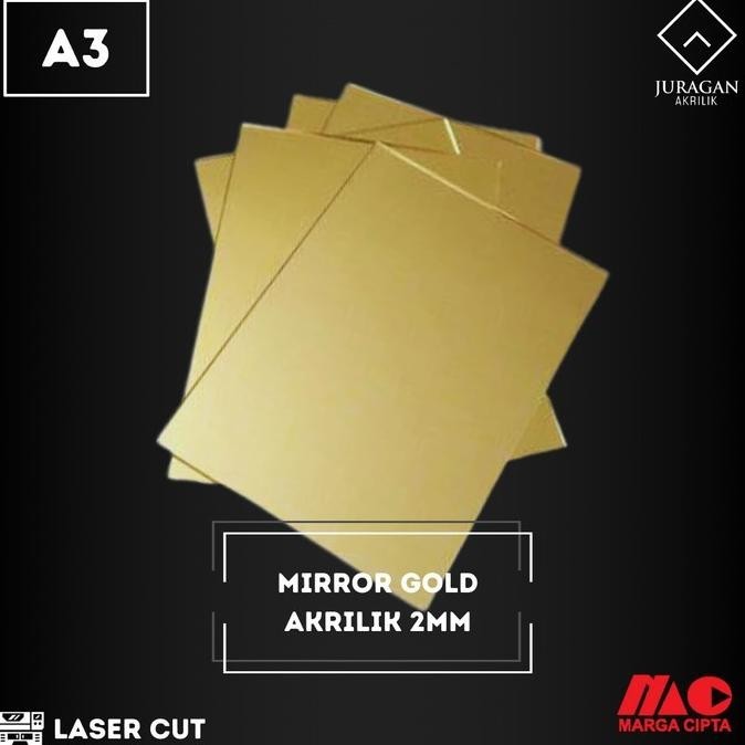 

READY Akrilik Mirror Gold A3 2mm