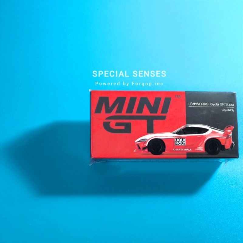 Mini GT 290 LB WORKS Toyota GR Supra Liqui Moly