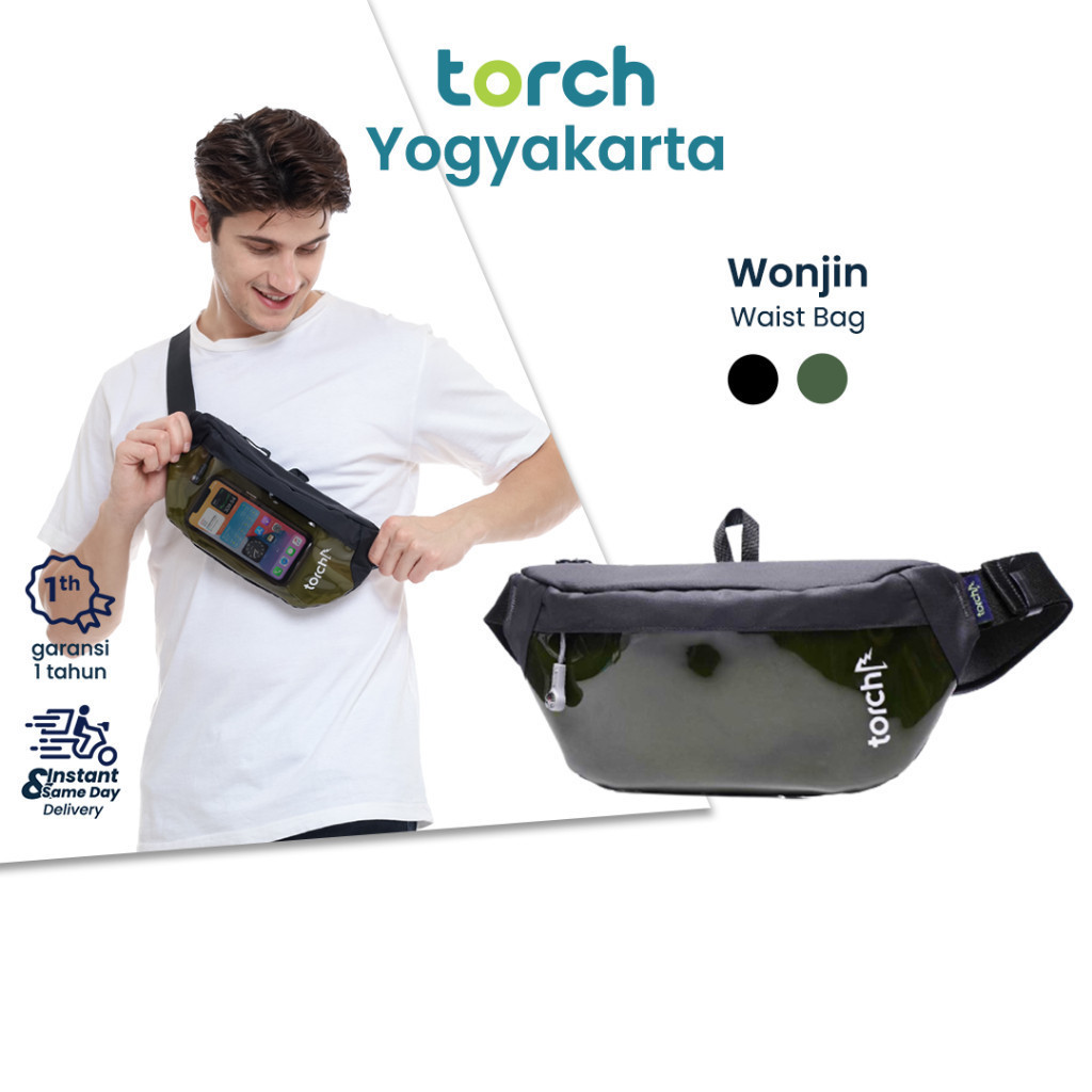 TORCH Wonjin Tas PinggangAnti Air Pria Wanita