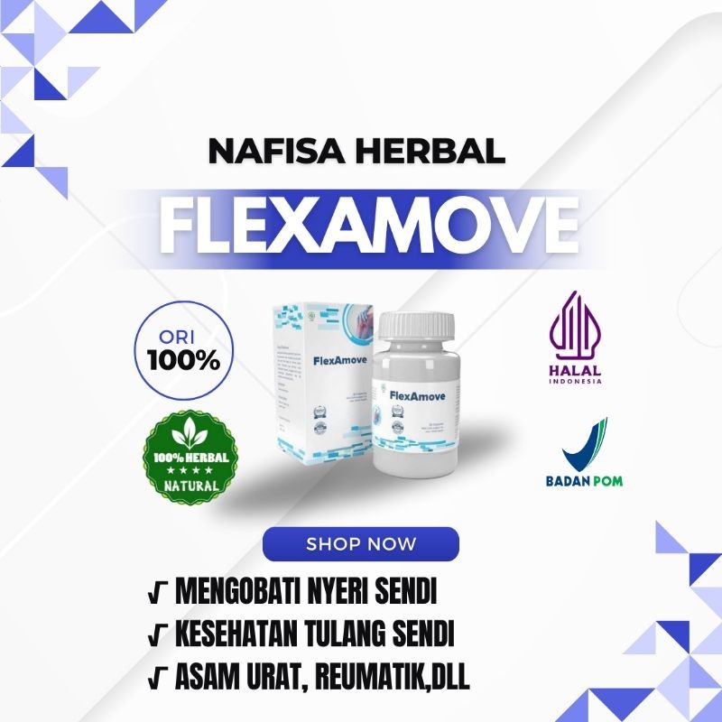 FLEXAMOVE OBAT NYERI SENDI TULANG REMATIK ASAM URAT FLEXAMOVE ASLI ORIGINAL