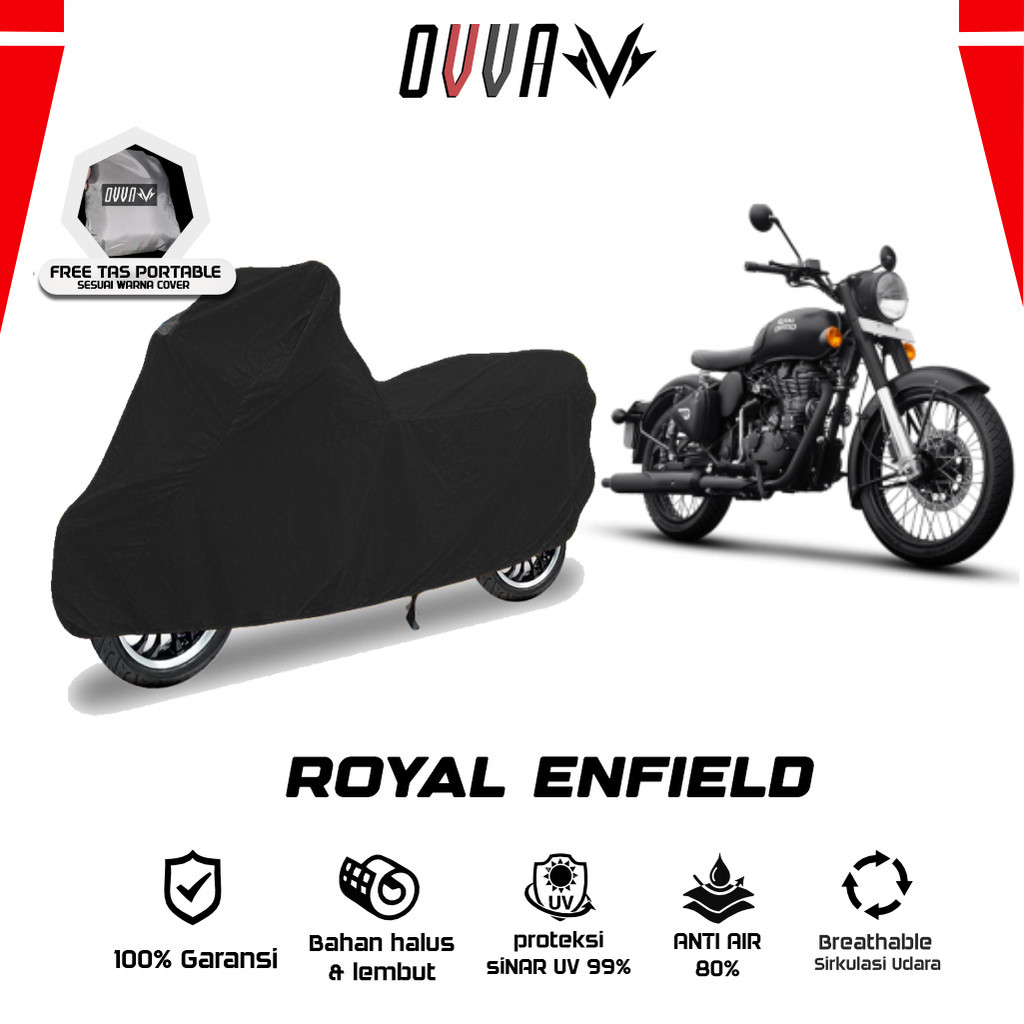 Cover Motor Royal Enfield All type / Sarung Motor Royal Enfield / Tutup Royal Enfield / Pelindung Mo