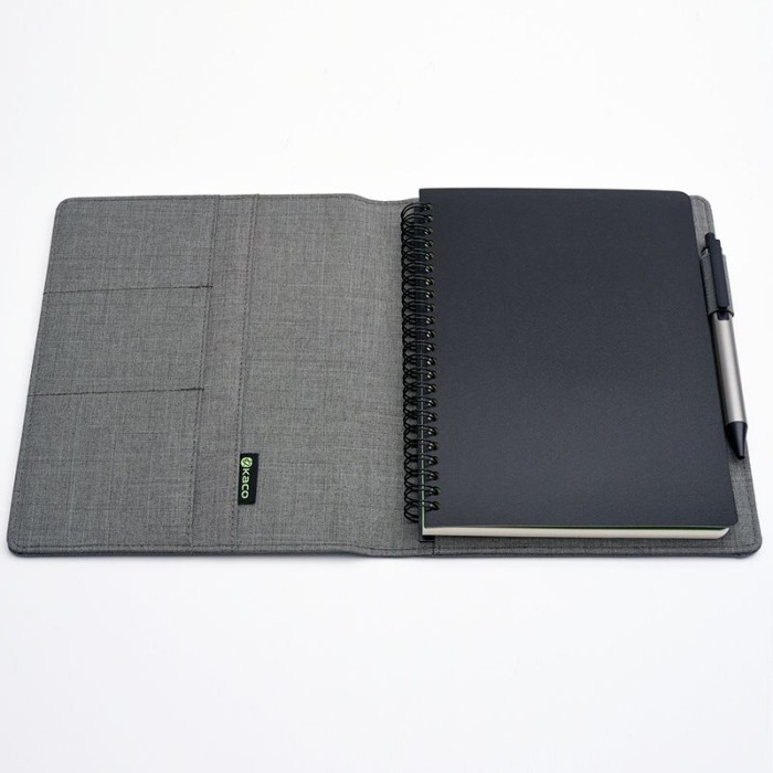 

Buku Catatan Kerja Kantor Bisnis Cover Kain Agenda Notes Binder Kado