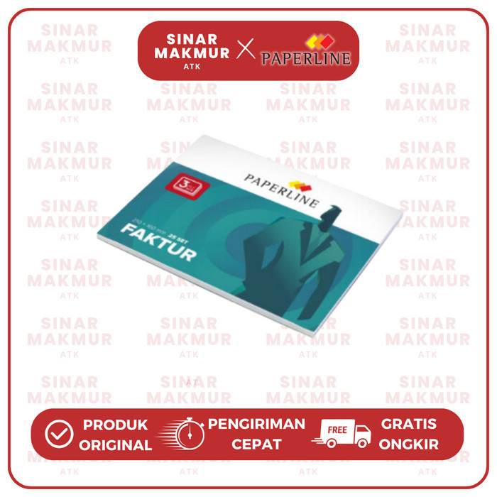 

Buku/Bon/Nota Faktur Rangkap 3/3 Ply Paperline (Pak)