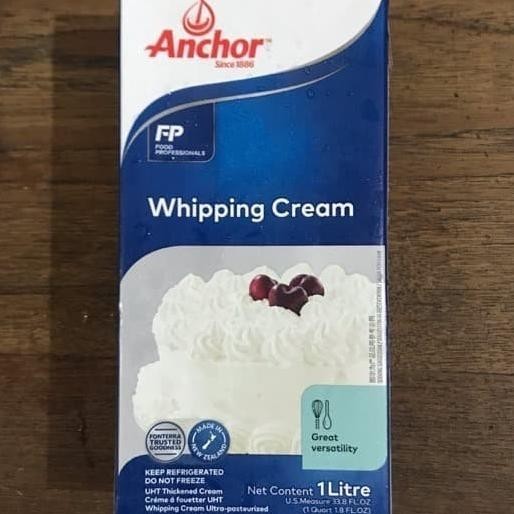 

Anchor Whipping Cream / Whip Cream 1Liter - Grab/Gosend