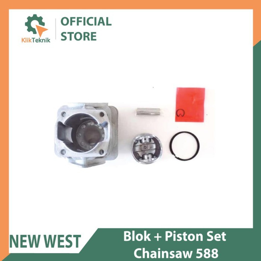 Blok + Piston Set Chainsaw 588 New West