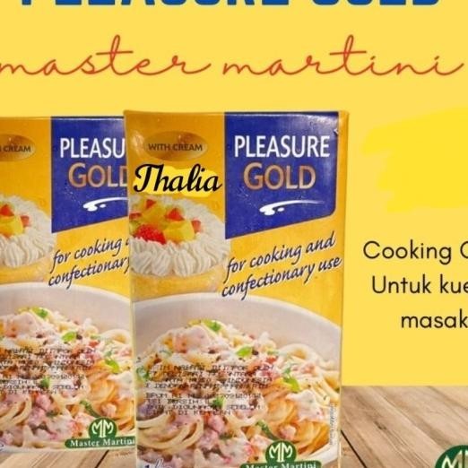 

! Pleasure Gold Cooking Cream Non Dairy Whip 1Ltr, Khusus Ojol