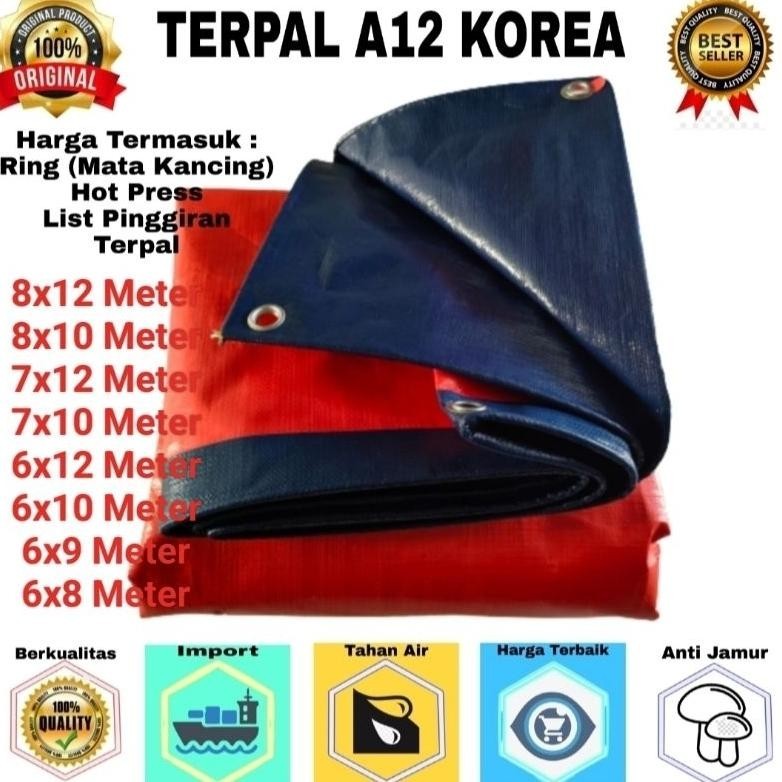 Terpal A12 Ukuran 8x12 Korea Super Tebal