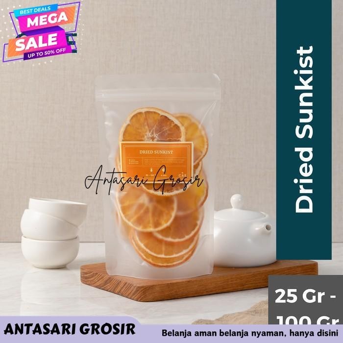 

DRIED ORANGE SLICES JERUK KERING IRIS FRUIT BUAH OREN ALAMI 25-100GRAM BEST PRODUCT!!