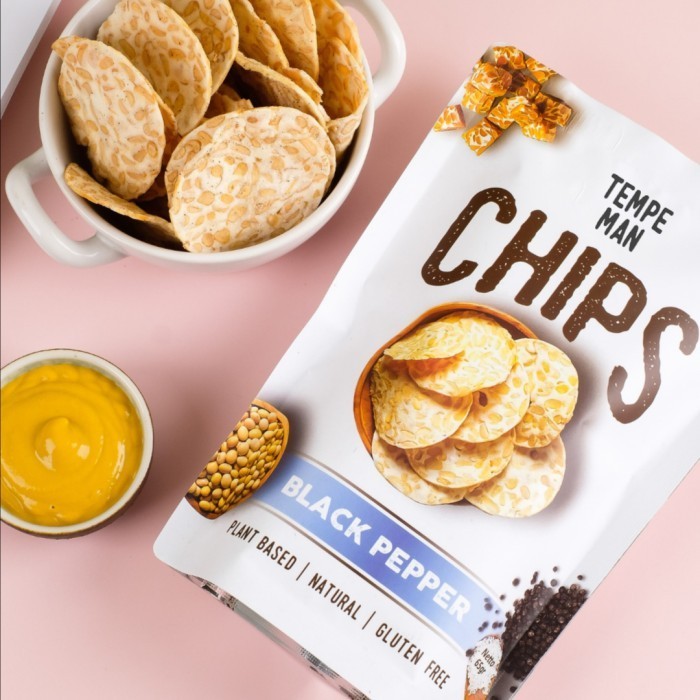 

CUCI GUDANG Tempeman Chips Black Pepper 65 gram