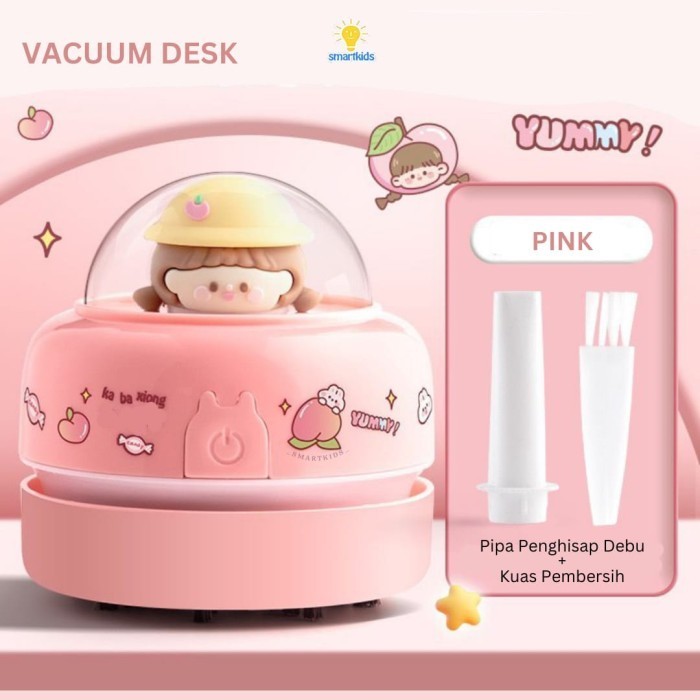 

Stationary Vacuum Cleaner Elektrik Otomatis Pembersih Debu Penghapus Rautan Pensil Mini Desk Vacuum