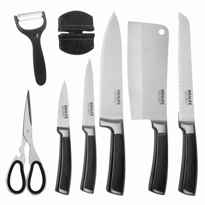 Perlengkapan Pisau Set Dapur Knife Professional Oxone Idealife 163S