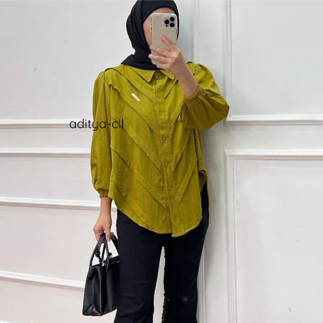 Atasan Wanita Korean Style Bju Wanita Perempuan Terbaru Kekinian Cewek Kekinian Blose Pakaian Oversi