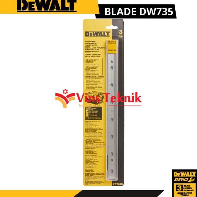 Mata planner thicknesser Hss DW735 Dewalt DW 735 13" Kode 9971