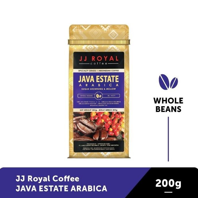 

_* JJ Royal Coffee Java Estate Arabica Bean (Kopi Biji) Bag 200gr *_