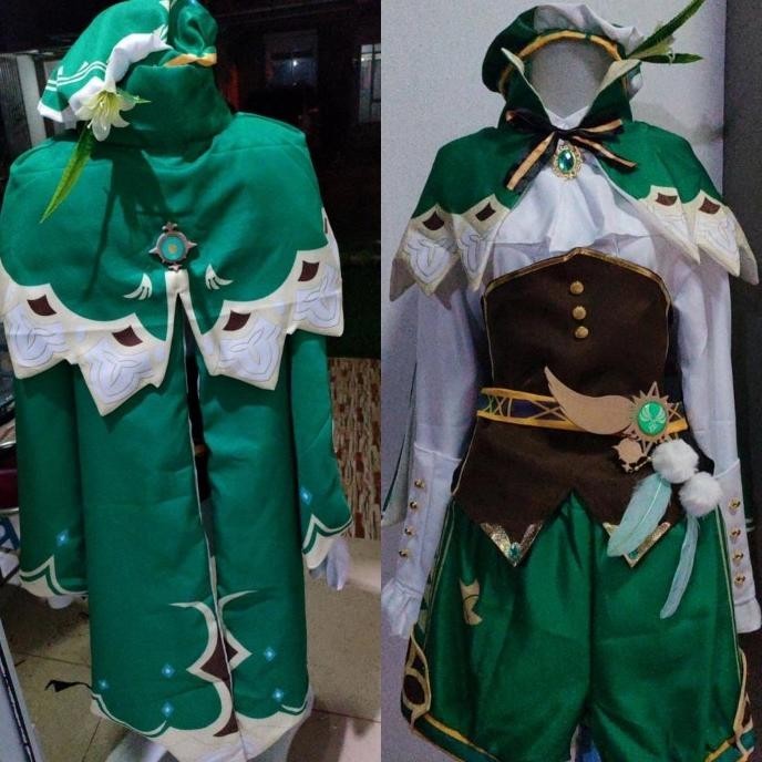 Fullset Venti costume cosplay genshin impact