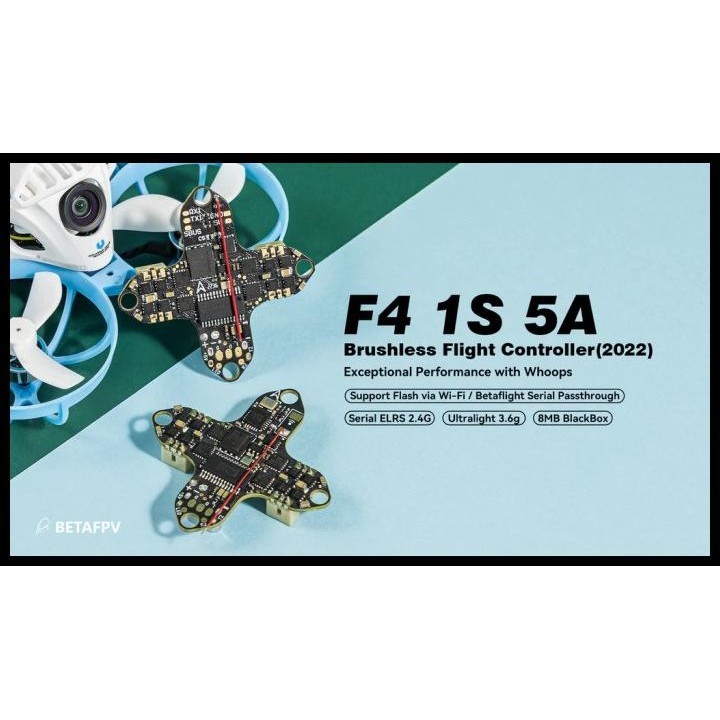 Betafpv F4 1S 5A Aio Brushless Flight Controller (Elrs2.4G)
