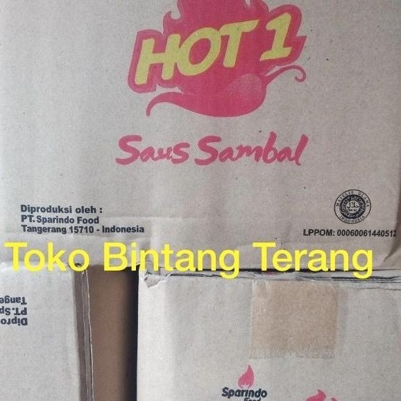 

Hot1 / Hot 1 / Hot One Saus Sambal 1 Dus 10Kg (10 X 1Kg)
