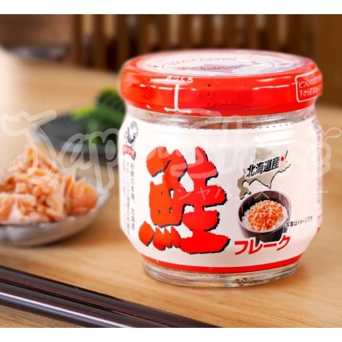 

HAPPY FOODS Serpihan Ikan Salmon (Hokkaido Sake Flake) 50gr Kualitas Terbaik