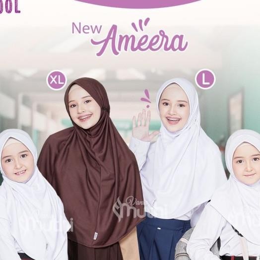 Kerudung Sekolah Ameera Vania Jilbab Instan Anak Hijab Tk Sd Smp Sma