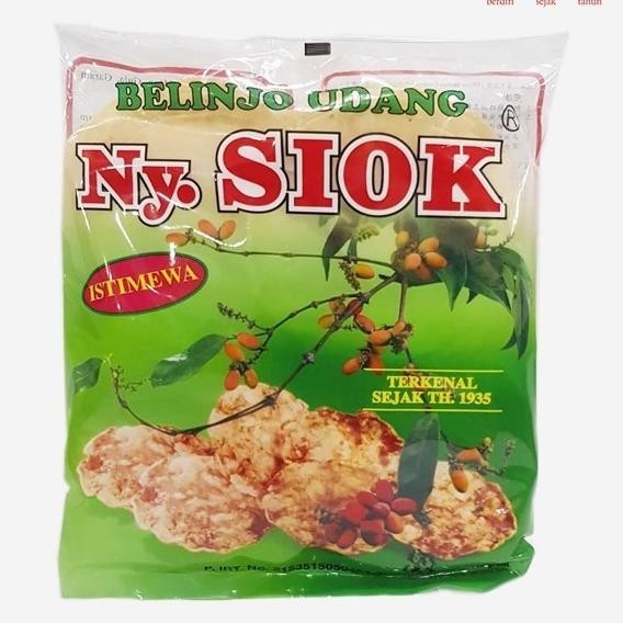 

Emping Melinjo Mentah Manis Udang Ny. Siok (200 Gram) - Oleh Oleh /