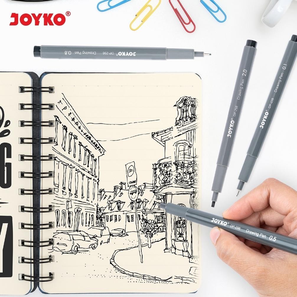 

Ox04 Drawing Pen Pena Gambar Joyko DP-298S~298SA12 Hemat