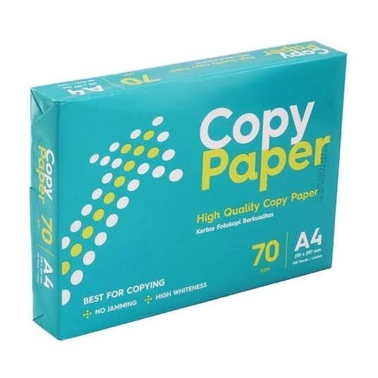 

Terlaris [Grab/Gojek] Kertas Fotocopy Print Hvs A4 Copy Paper 70 G Box Dus Ready Stok