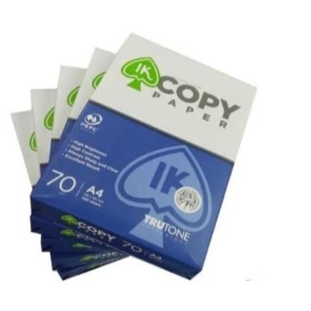 

Terlaris [Grab/Gojek] Kertas Fotocopy Print Ik Copy Paper A4 70 Gr Dus Box Ready Stok
