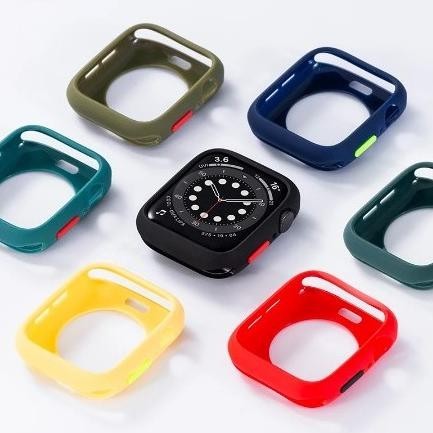 ( PROMOO ) Soft Case Bumper Pelindung T55 Ultra Silikon iWatch 9 8 7 6 SE Apple Watch Smartwatch T50