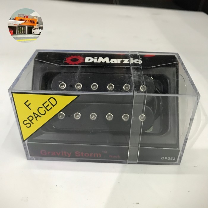 Ready Stok - Dimarzio Dp252 Fbk - Gravity Storm Neck, F Spaced Black