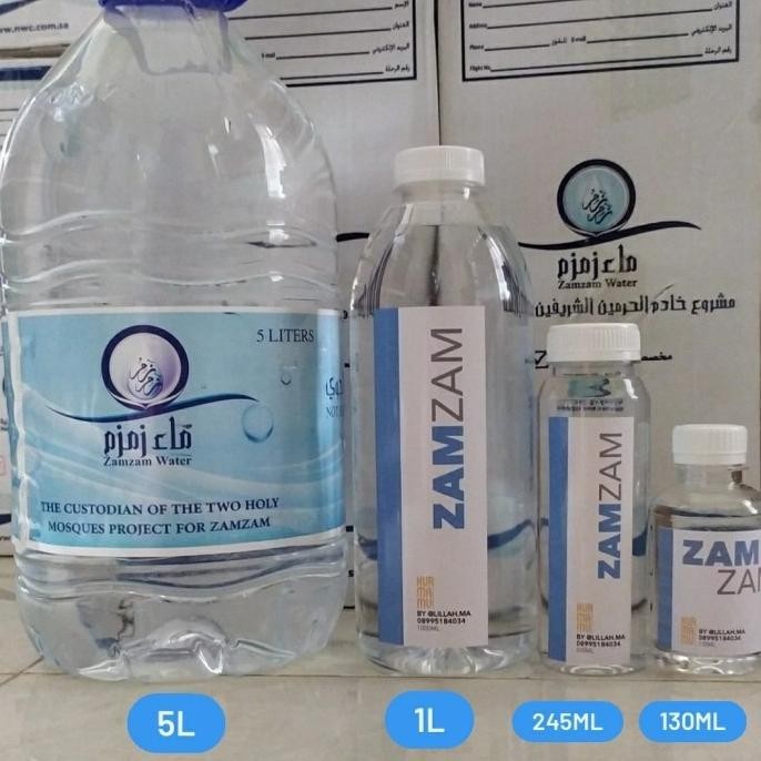 

1 liter air zamzam asli/air zamzam original/oleh-oleh haji MRS01