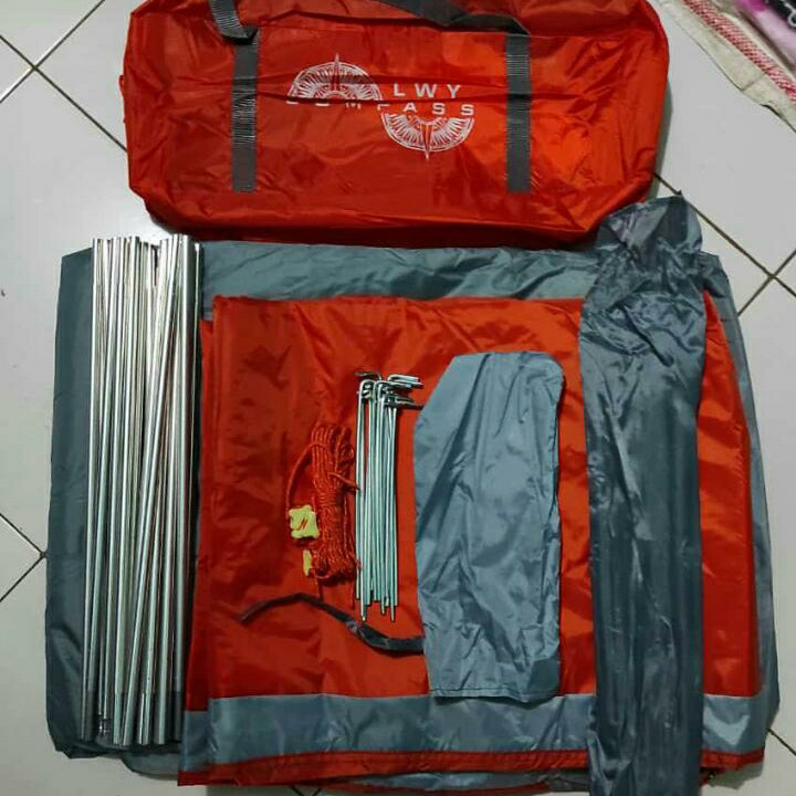 {DianShop} TENDA LWY COMPASS 4P - Orange Diskon