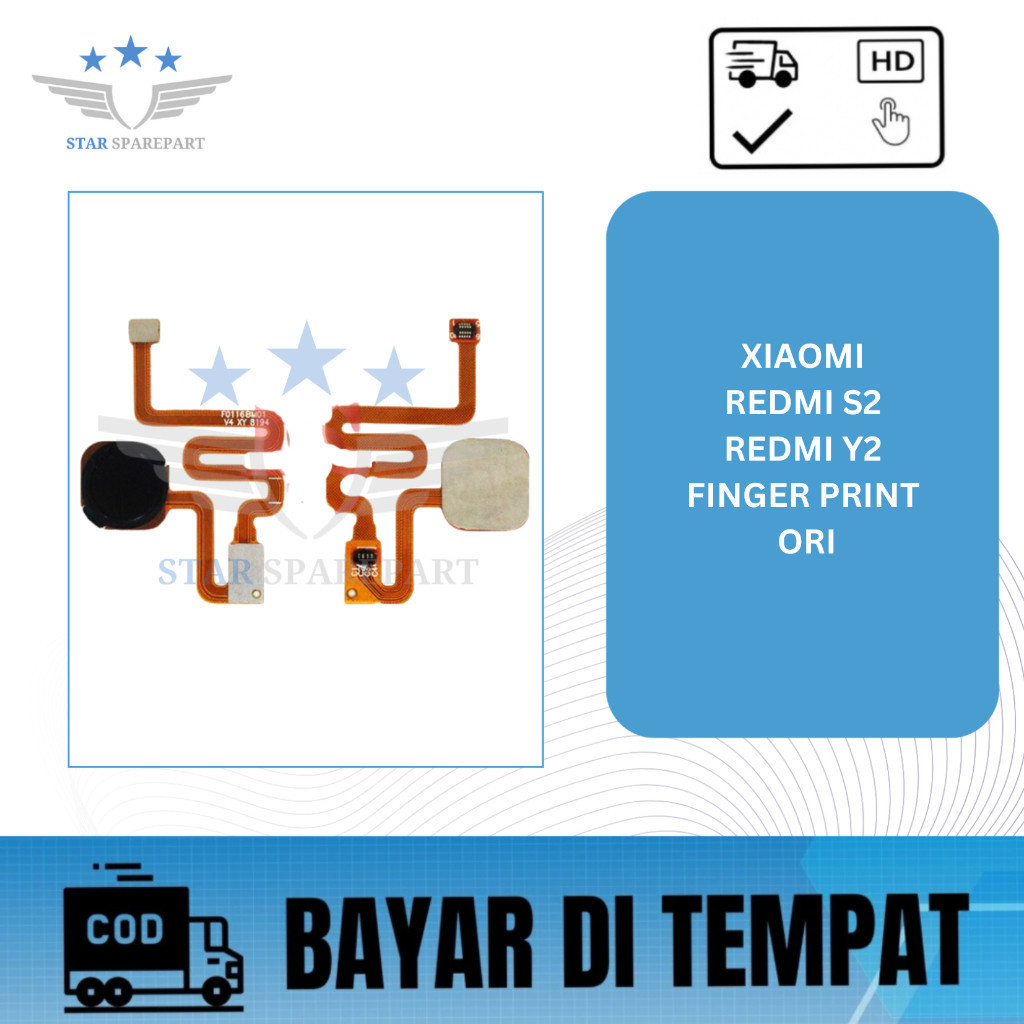 FLEXIBEL XIAOMI REDMI S2 / REDMI Y2 + FINGER PRINT ORI