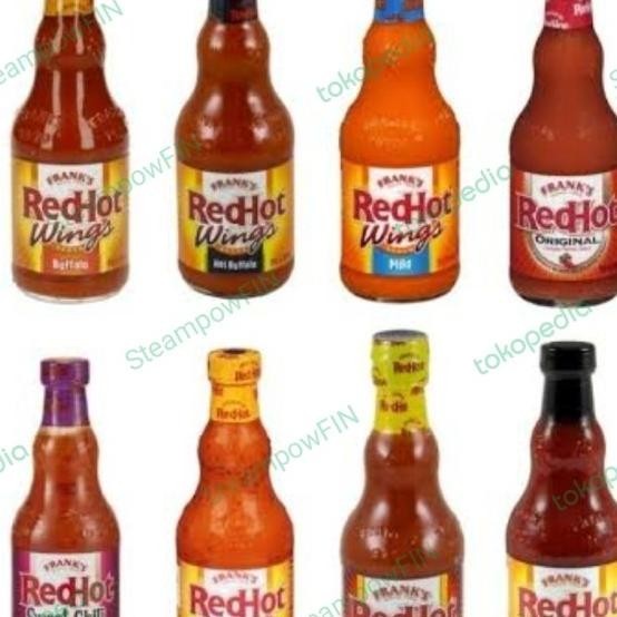 

Frank'S Red Hot Wing Pepper Sauce - Bumbu Saus Ayam Pedas Usa