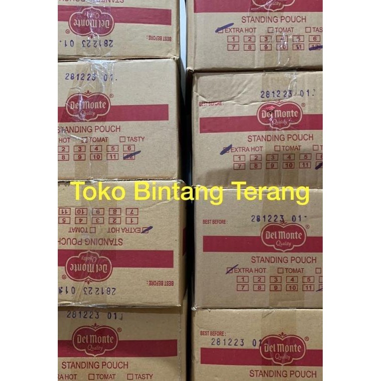 

Delmonte Saus Sambal Extra Hot 200 Gr X 24 Pcs 1 Dus/ Karton Del Monte