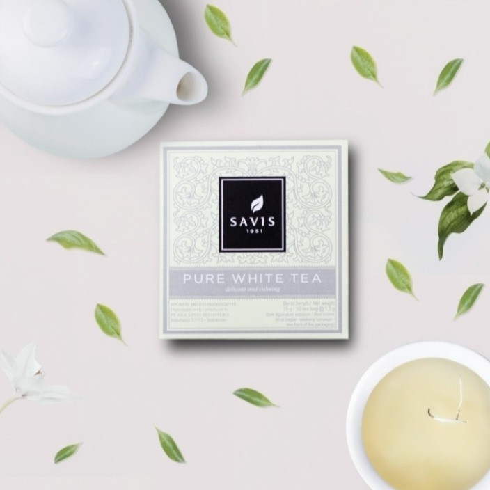 

Savis Tea Pure White Tea | Foil Envelope