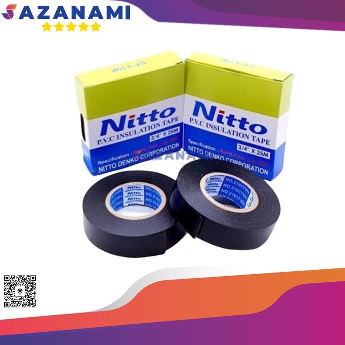 

Murah Lakban Listrik NITTO PVC 3/4 inch x 25m saz4 Segera Dapatkan