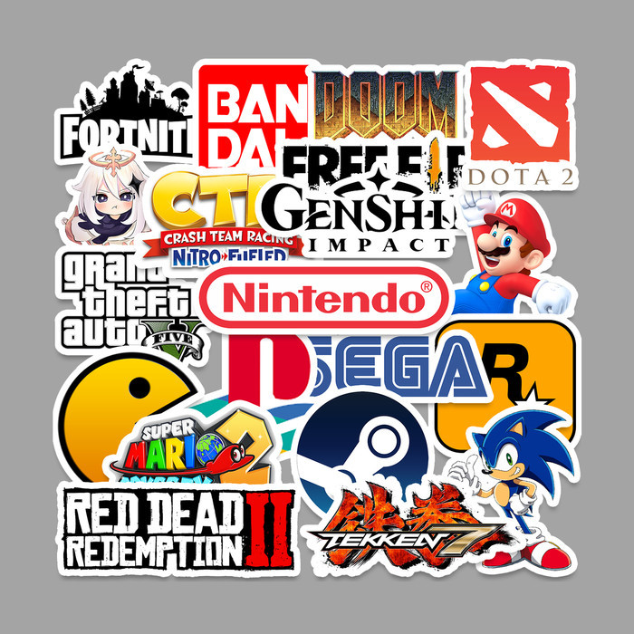

Sale Sticker Pack Tumblr - Gaming [20 Pcs]