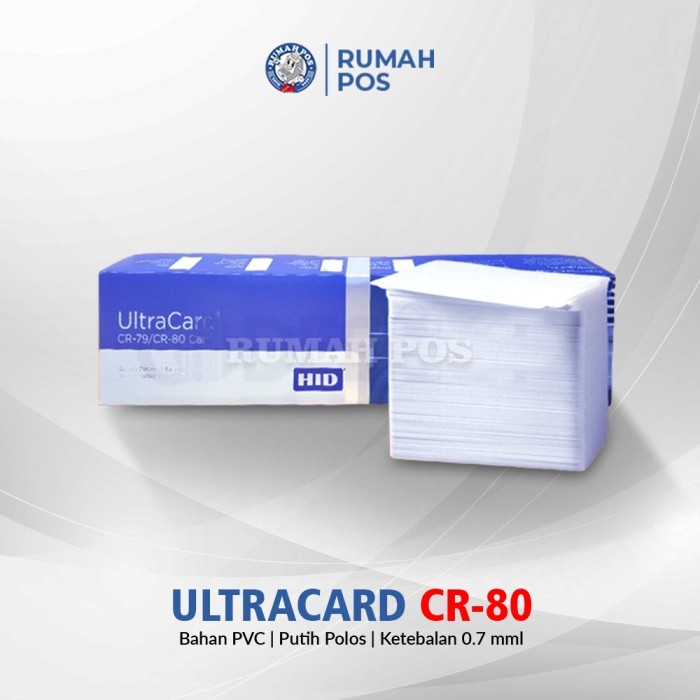 

Ultra Card HID Blank Card untuk Printer ID Card isi 500 pcs