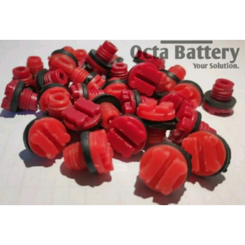 tutup aki basah motor merah