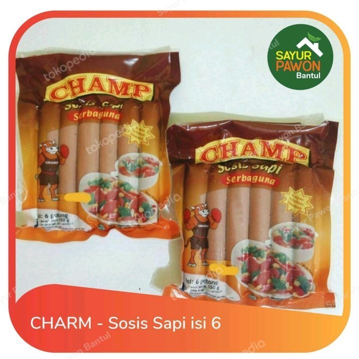 

Sosis Sapi Champ isi 6 Frozen