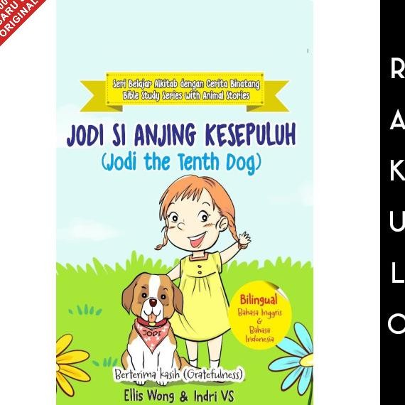 

Buku Cerita Alkitab Anak Kristen: Jodi si Anjing Kesepuluh Bilingual