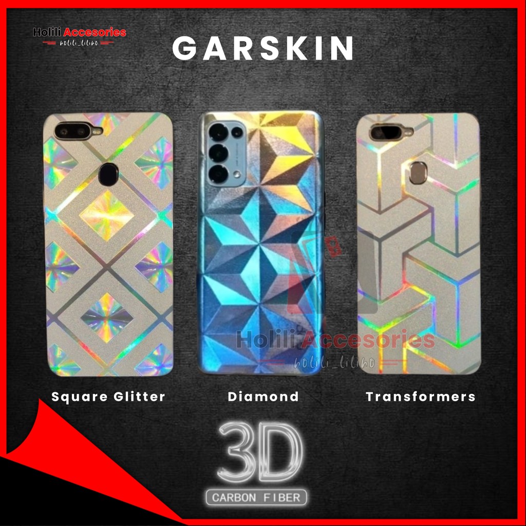 IPHONE 7 PLUS IPHONE 8 PLUS Graskin pelindung belakang hp backskin anti jamur motif Diamond transfor