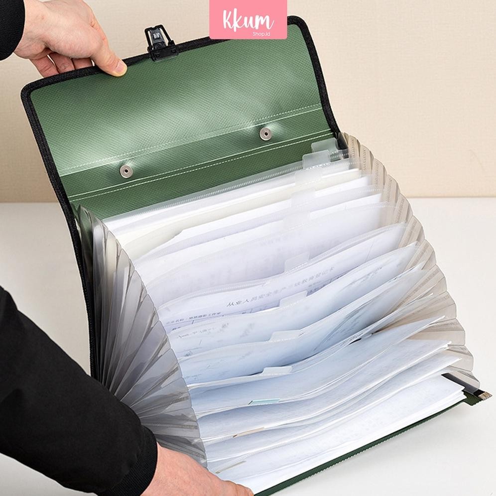 

Murah Meriah Dokumen expanding file A4/ Map harmonika/ 13 Sekat file dokumen PP Hemat