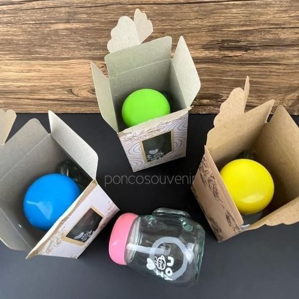 

rt-4 25 Pcs Box Kemasan Gelas Love 13 x 9 Cm Terlaris