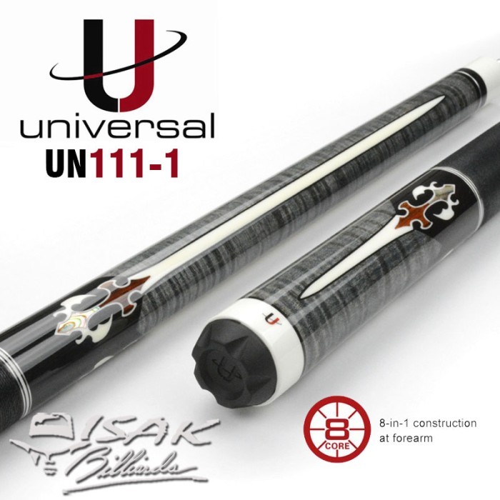 Terlaris Universal Un111-1 Cue - Radial - Kamui Billiard Stick Pool Stik Biliar